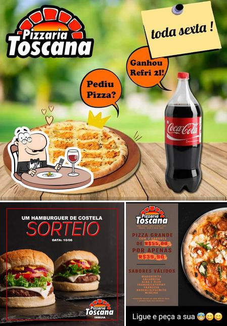 Comida em Pizzaria Toscana Imbuia