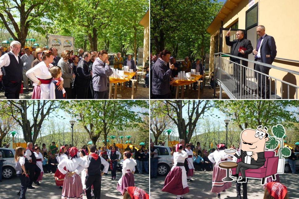 La foto di interni e esterno da Centro Sociale Comunale di Cingoli