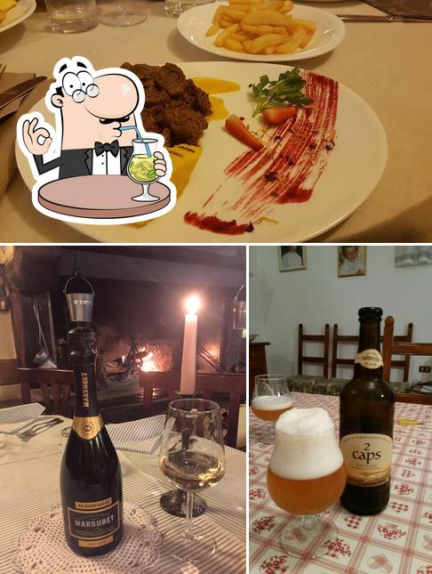The picture of drink and food at Casa Brianzuola Trattoria di Mariotto C. S. A. S. - Trattoria