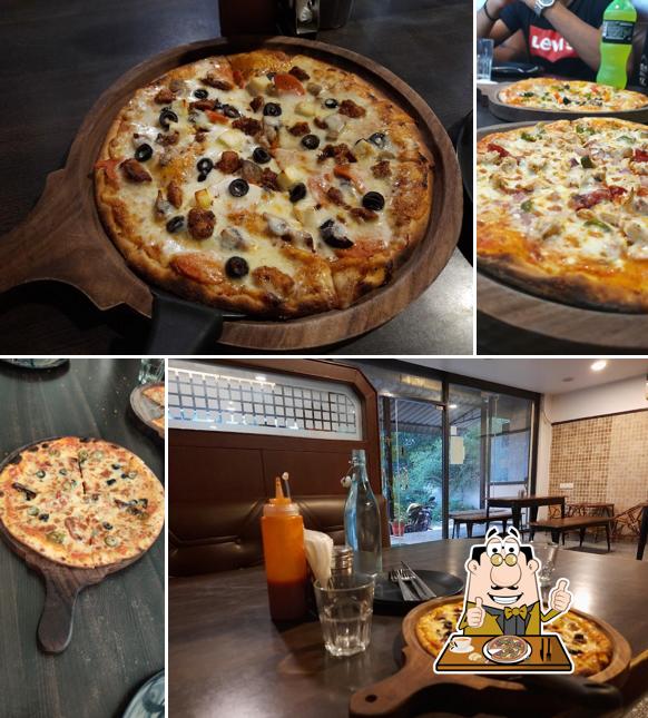 Try out pizza at Hot Stone Kitchen