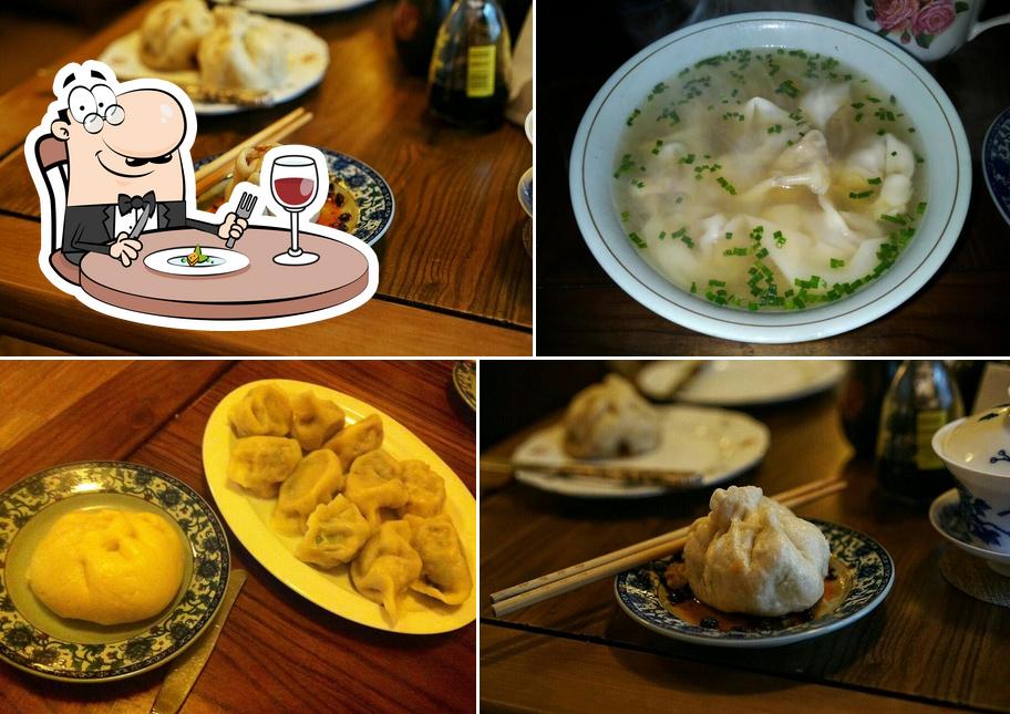 Essen im Jiangnan Teehaus
