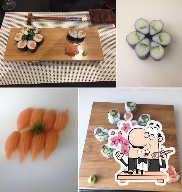 Les sushi sont servis à Oushiza