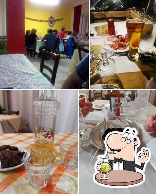 Questa è la immagine che raffigura la bevanda e interni di Pizzeria Ristorante Lupo