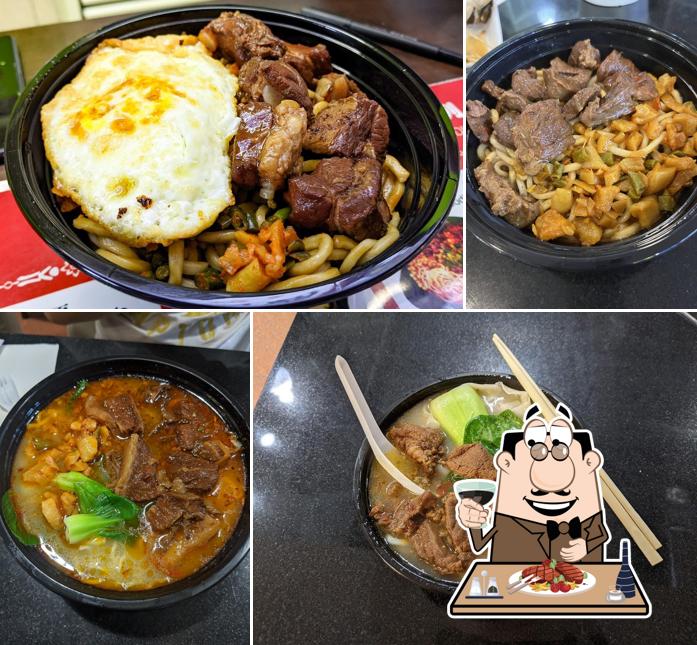 Закажите мясные блюда в "QQ Noodle King"