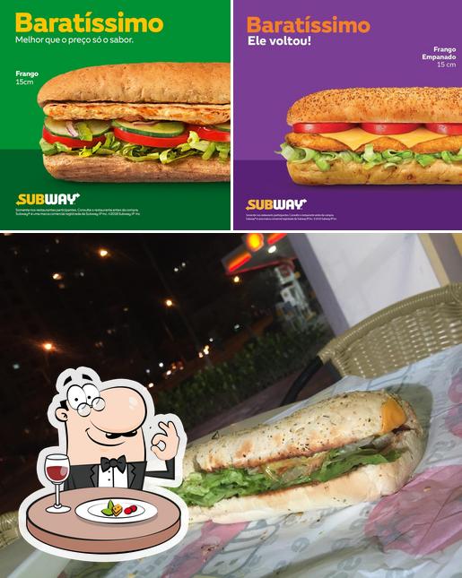 Comida em Subway