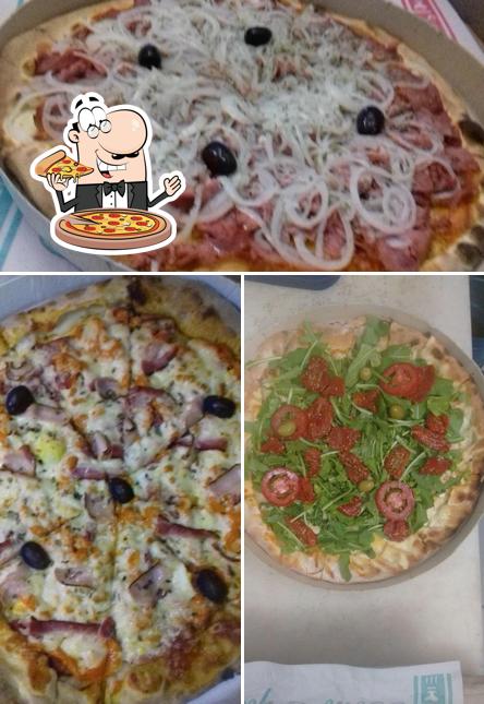 Consiga pizza no Pizzaria Dona Branca