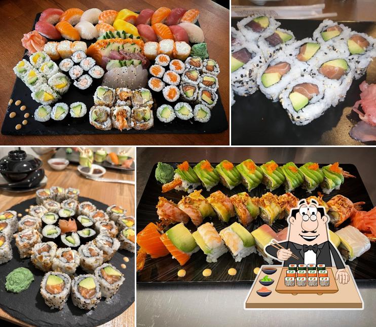 Essayez de nombreuses options de sushi