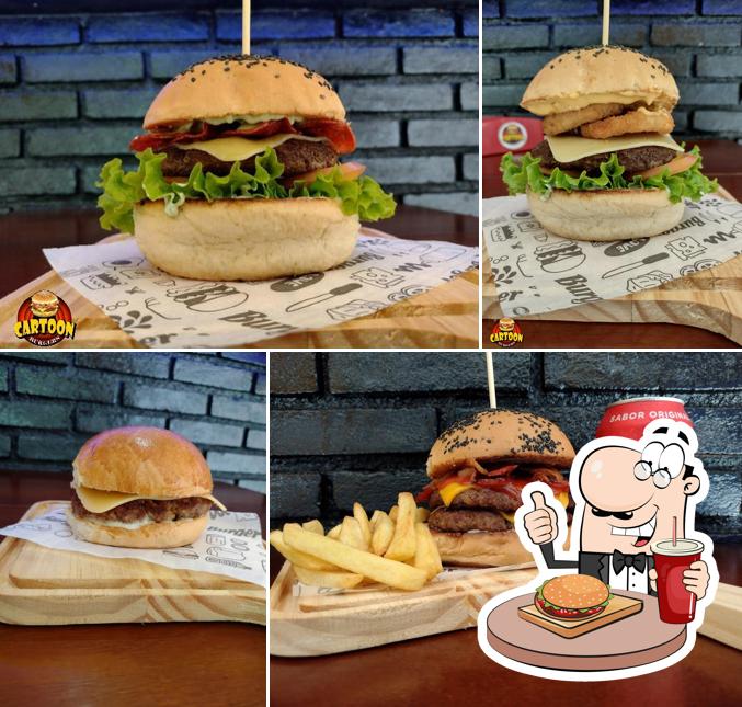 Experimente um hambúrguer no Cartoon Burgers