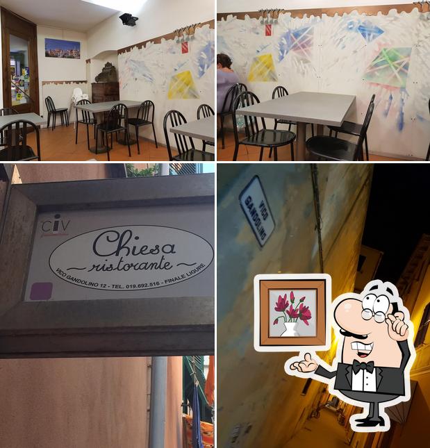 La foto della interni e esterno di Ristorante Chiesa