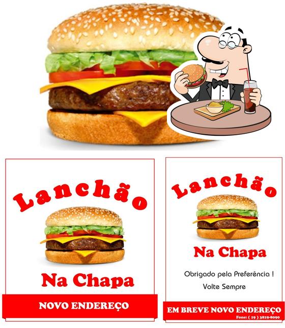 Hambúrguer em Lanchão na Chapa