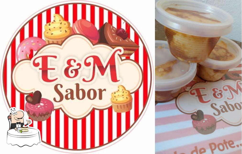 Lanchonete E & M Sabor provê uma variedade de sobremesas