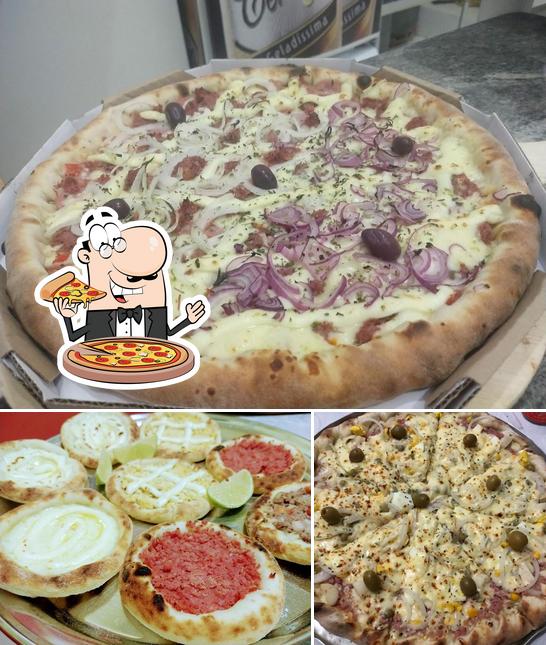 Consiga pizza no Millágil Pizzaria e Esfiharia Flor do Vale