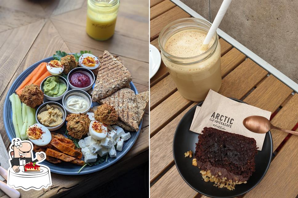 Arctic Juice & Cafe offre une variété de plats sucrés