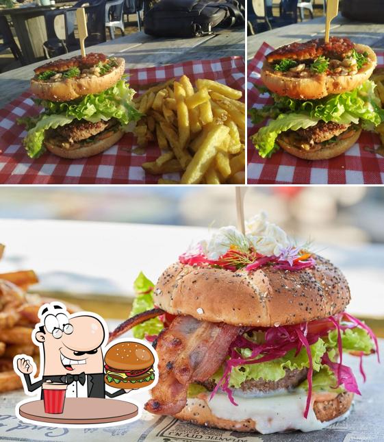 Hamburger à Les enfants de la plage