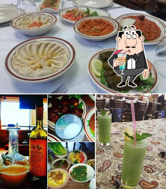 Entre los distintos productos que hay en Bab Sharqi Restaurant también tienes bebida y comida