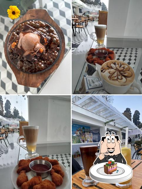 Chocolate cake at Cafe House Darjeeling