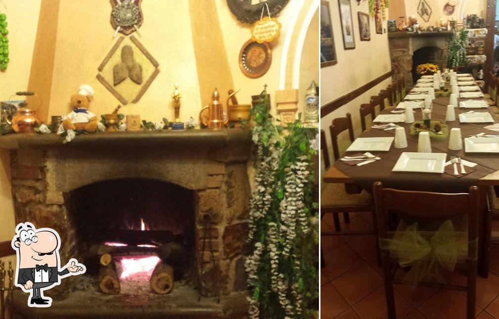 Gli interni di Trattoria Antico Borgo da Siveria