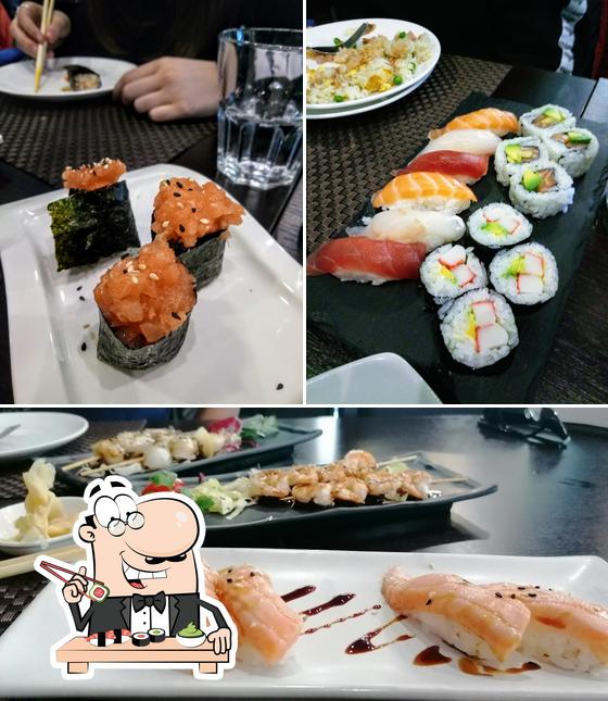 Prova le varie opzioni di sushi