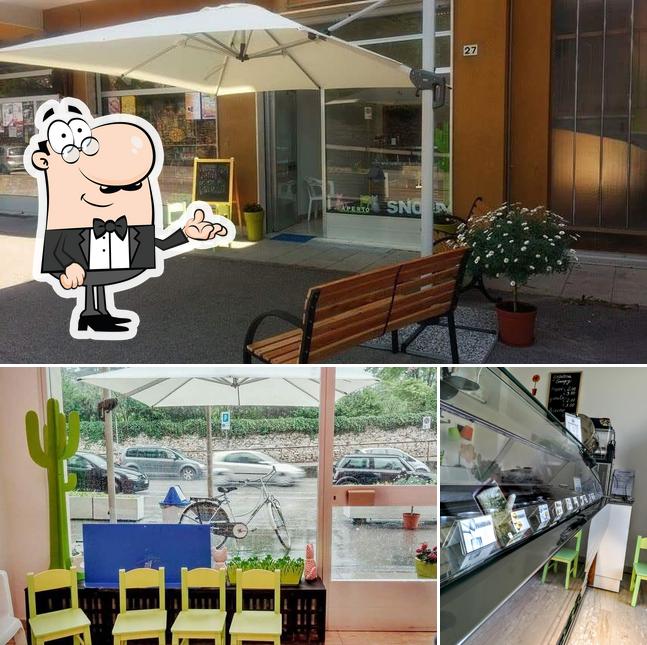 Gelateria Snoopy si caratterizza per la interni e cibo