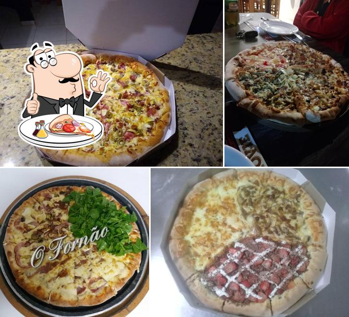 Peça diversos tipos de pizza