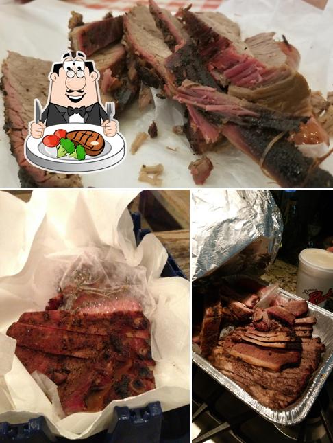 Get meat meals at Rudy's "Country Store" and Bar-B-Q