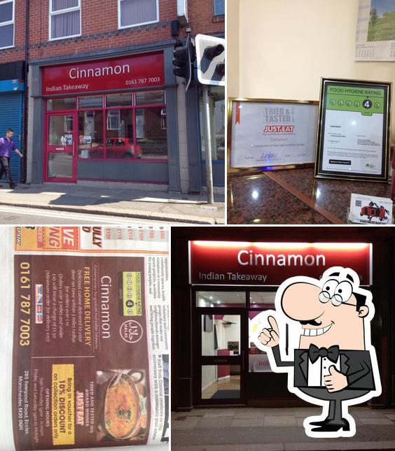 Cinnamon Indian takeaway, 285 Liverpool Rd in Manchester Restaurant