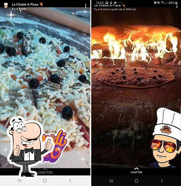 Regarder l'image de Pizza Au Feu De Bois LE CHALET À PIZZA