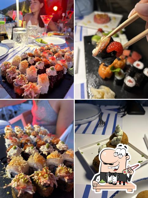 Ordina le diverse opzioni di sushi