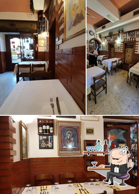 L'intérieur de Antica osteria Da Giovanni