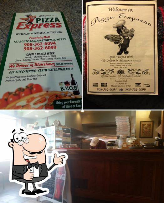 Взгляните на фото пиццерии "Pizza Express"