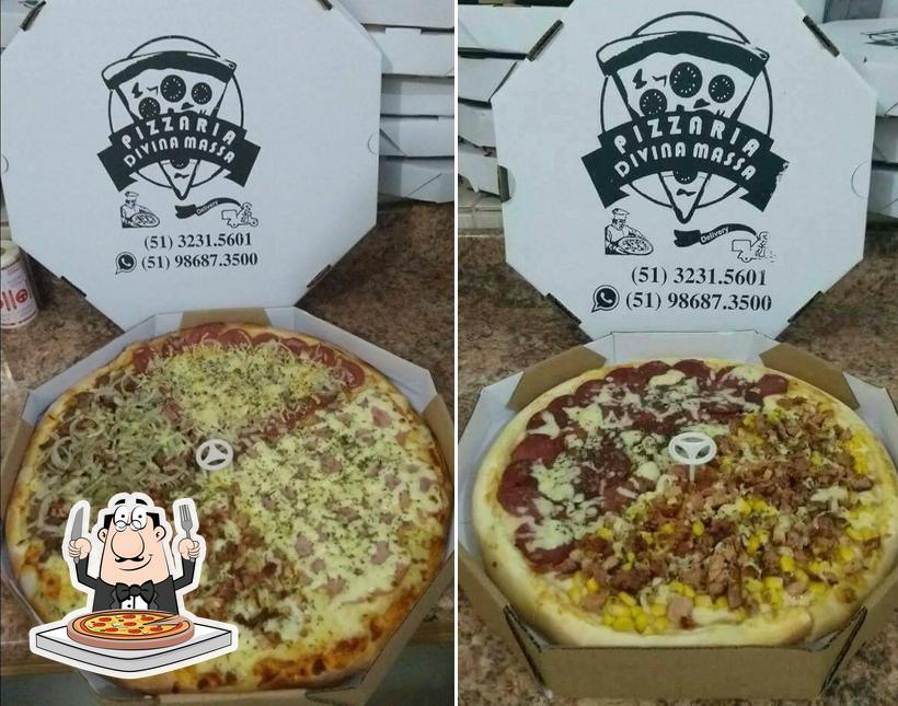 Peça diferentes estilos de pizza