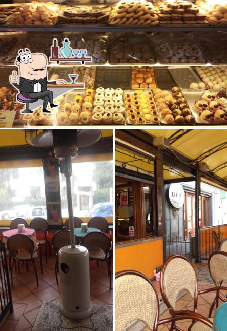 Voici la photo indiquant la intérieur et nourriture sur PASTICCERIA DI DATO