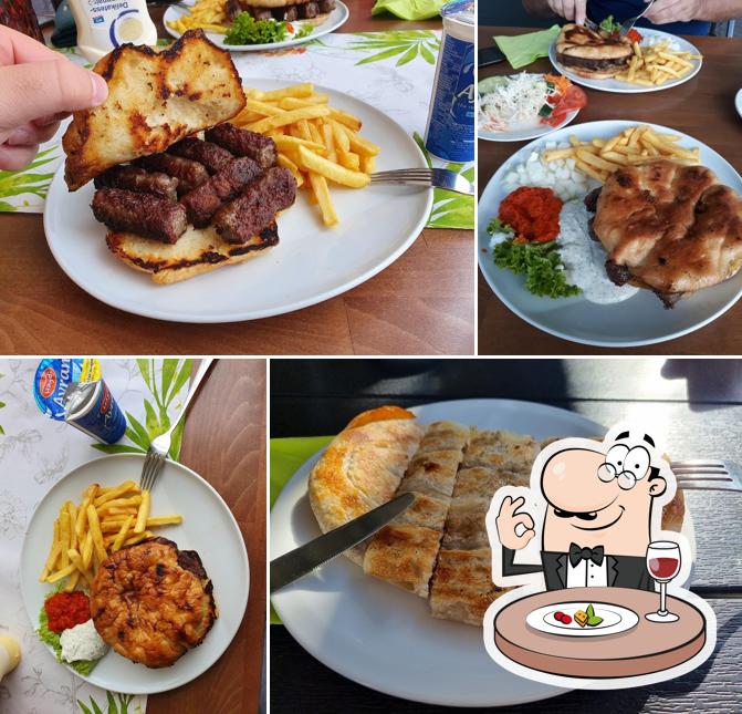 Gerichte im Restaurant Grill Tetova