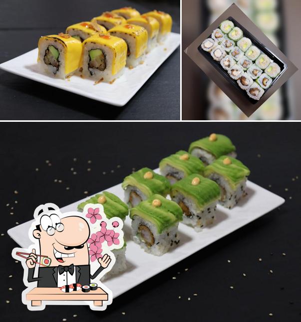 Essayez de nombreuses options de sushi