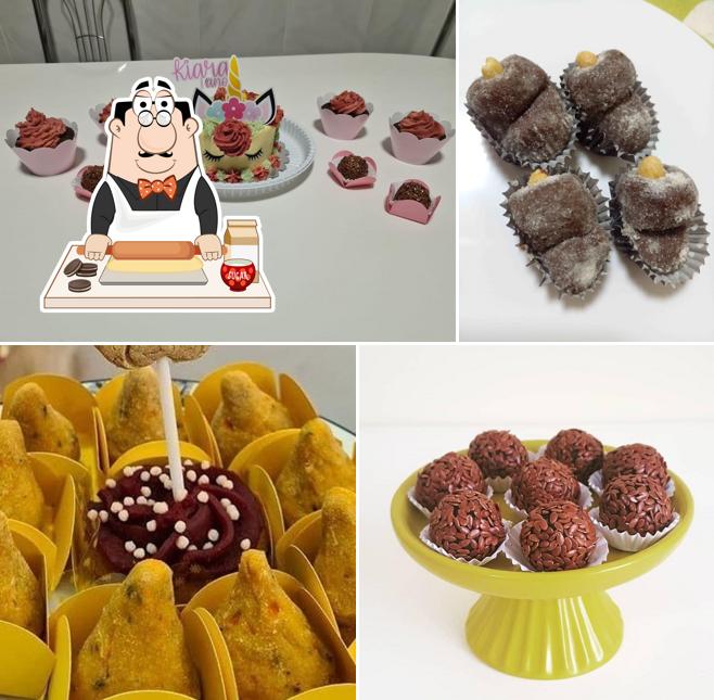 Padaria Pet Festa para Cachorro Cachorrada Cake Pet em Guarulhos serve uma escolha de sobremesas