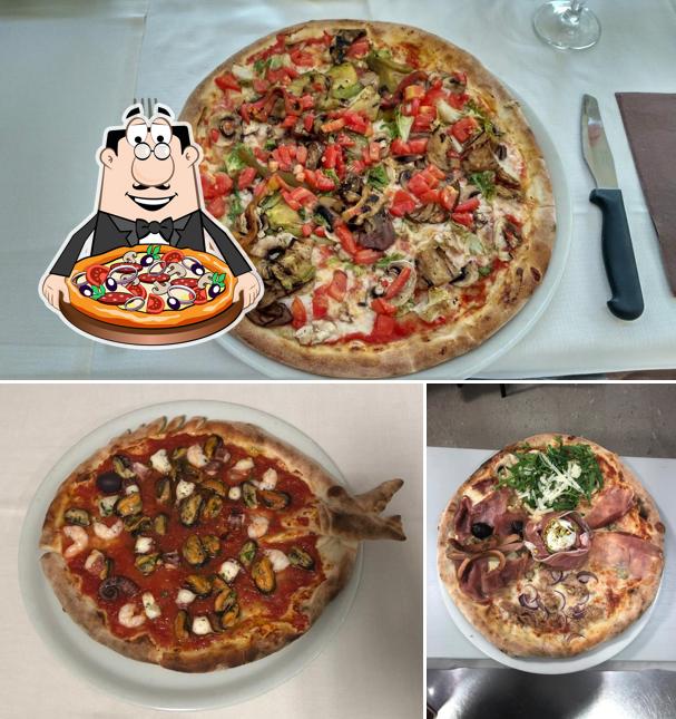 Prenez différents types de pizzas