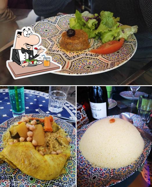 Food at Les Jardins de Marrakech