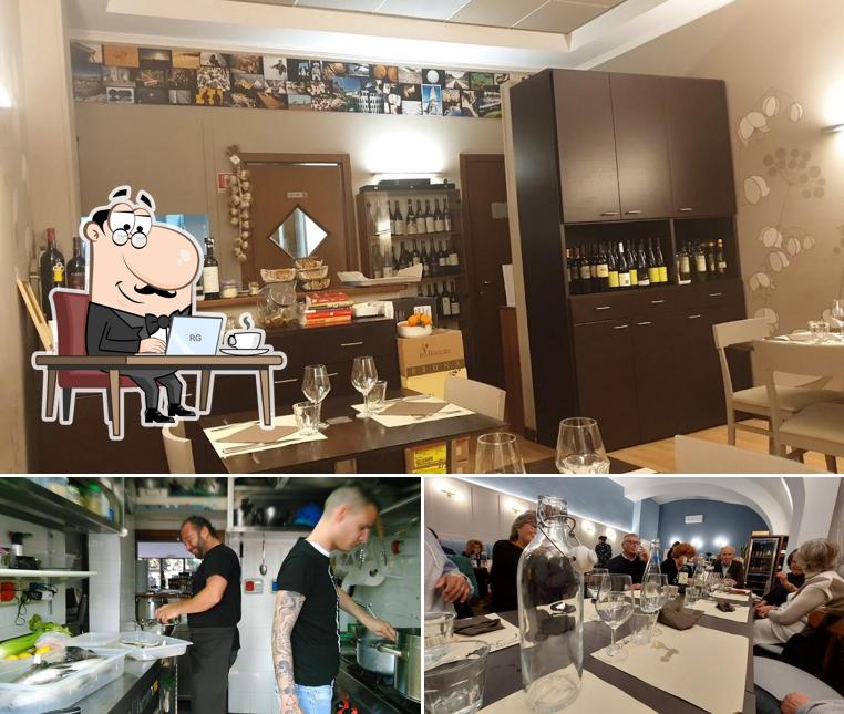 Dai un'occhiata agli interni di Osteria Didu