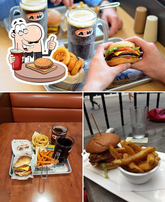 Essayez un hamburger à A&W Canada