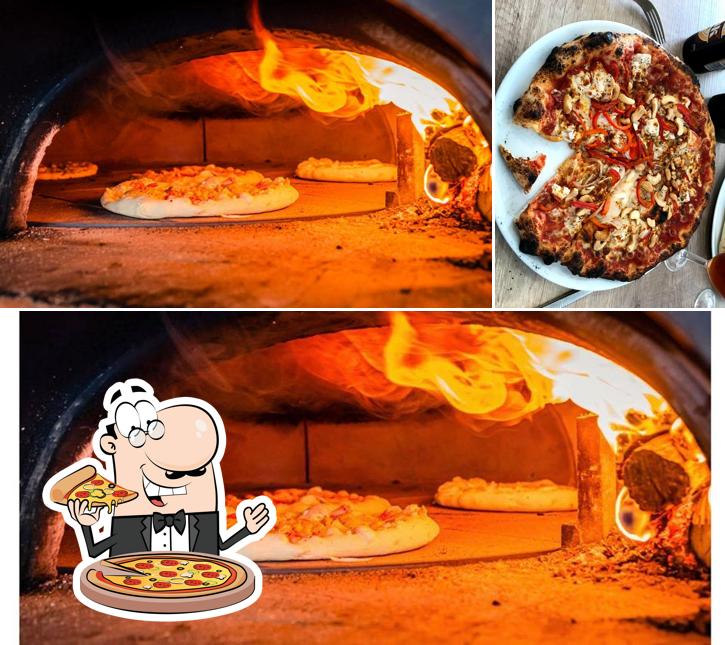 A Au coin du feu, vous pouvez profiter des pizzas