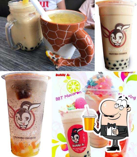 Enjoy a beverage at Bubble Tea Bunny