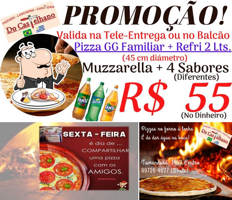 Peça pizza no Do Castelhano Santana do Livramento RS