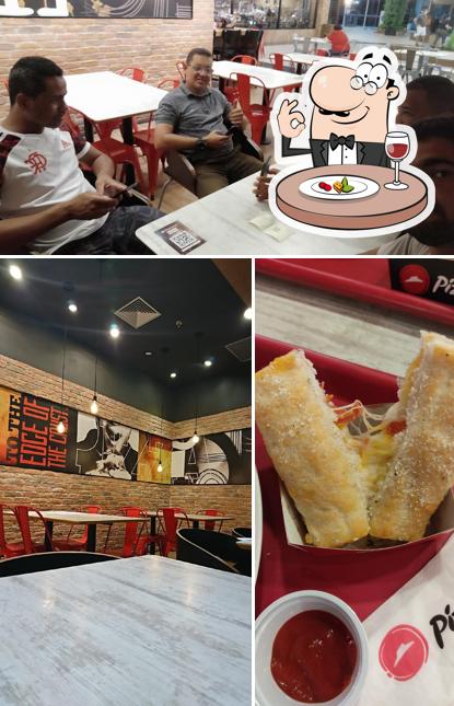 Esta é a imagem mostrando comida e interior no Pizza Hut PH FCD Shopping Praia da Costa: Pizzaria, Sobremesas, Bebidas