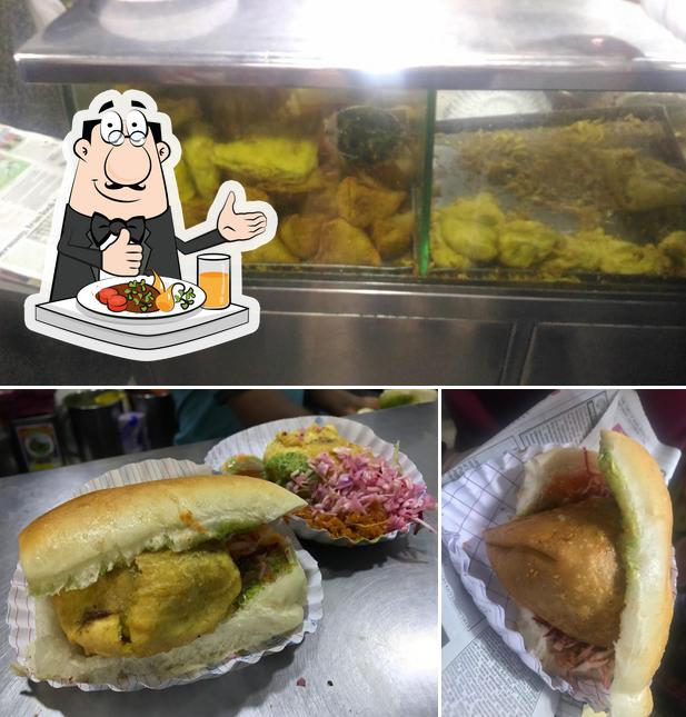 Food at Sri Krishna jumbo Wada Pav Snacks Corner