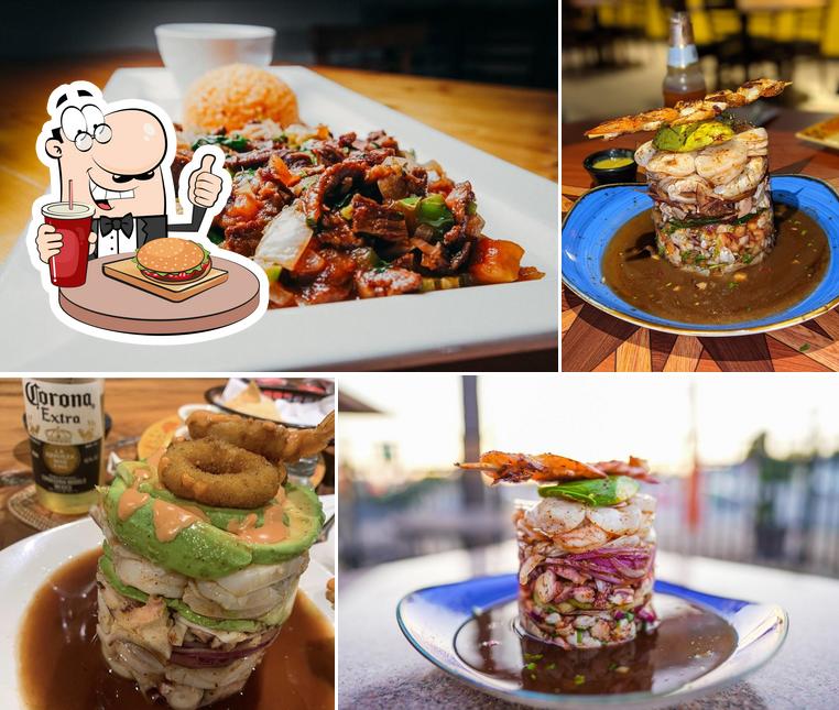 Try out a burger at LA CAMPANA MEXICAN & SEAFOOD RESTAURANT
