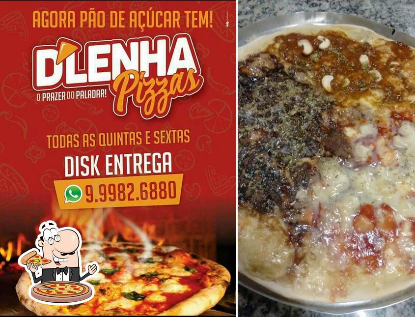 Escolha diferentes tipos de pizza