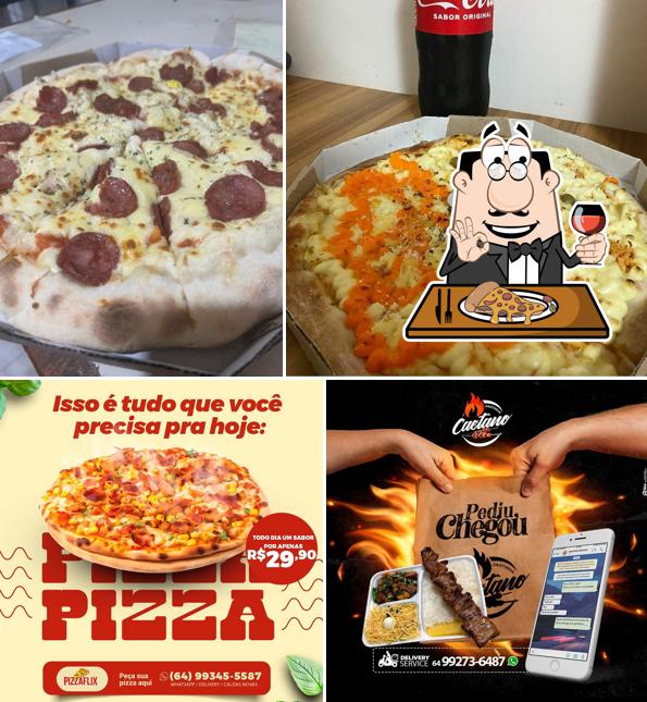 Experimente pizza no Pizzaflix Delivery - Caldas Novas