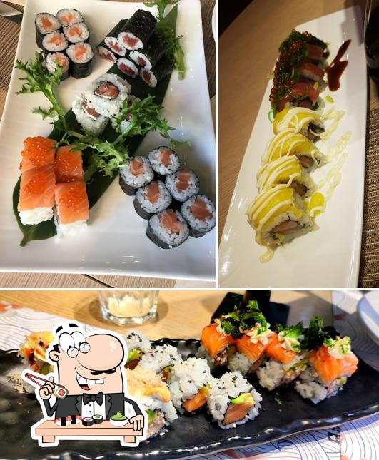 Prova le diverse opzioni di sushi