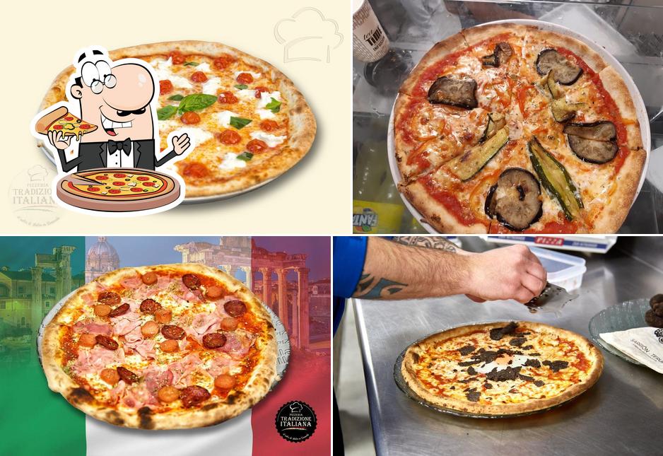 Get pizza at Pizzería Tradizione Italiana Granada