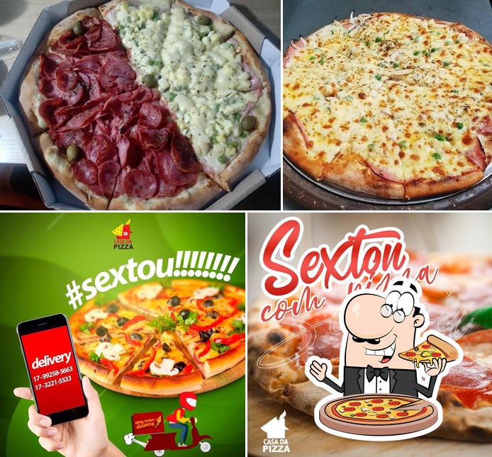 No Pizzaria Casa da Pizza, você pode conseguir pizza